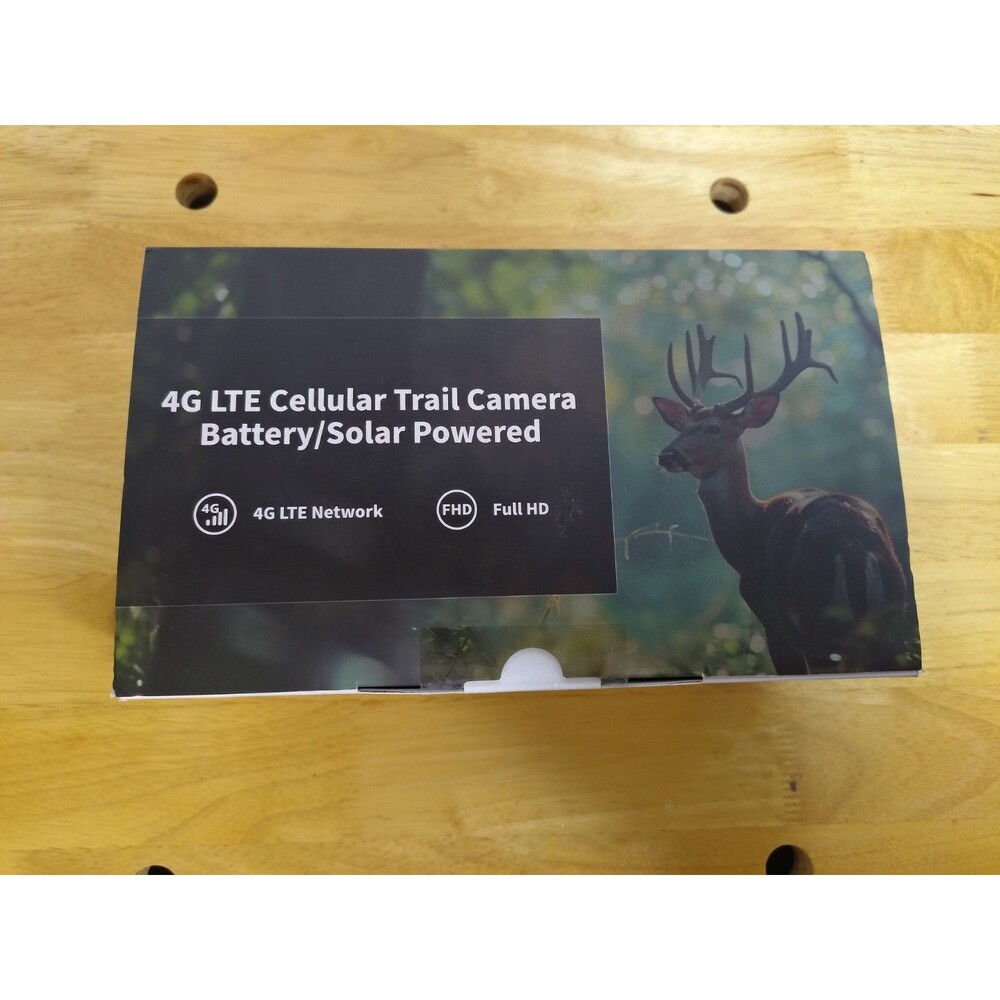 4G LTE Cellular Trail Camera Battery/Solar Powered RBX-H10 4k FHD Waterproof NV